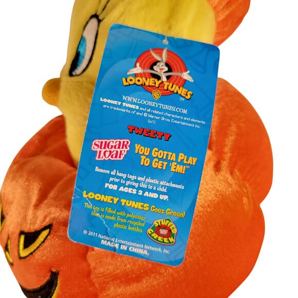 Looney Tunes Halloween Plush Tweety & Sylvester in Pumpkins Stuffed Animal Lot - Picture 14 of 16